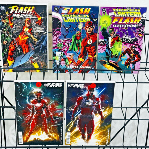 Flash Iron Heights 1, Future State 1-2 & Green Lantern Faster Friends 1-2 Lot - Picture 1 of 6
